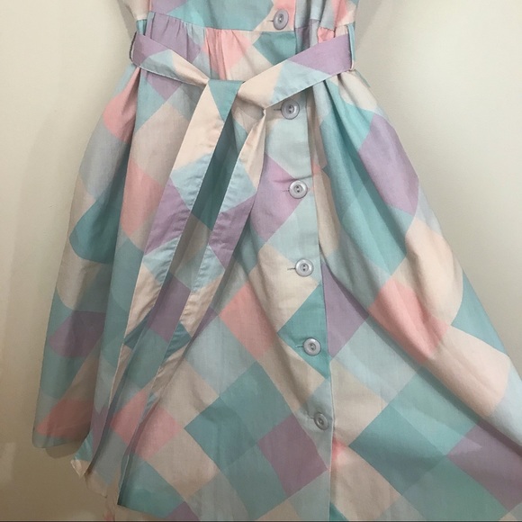 Handmade vintage pin up dress Size 16 - Picture 3 of 6